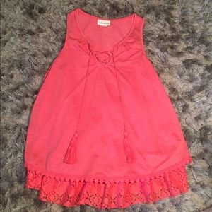 Size medium pink tank top