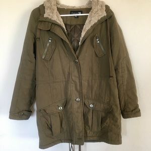 Faux Fur-Lined Parka.