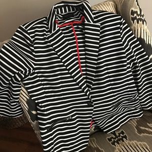 3/4 length sleeve blazer jacket/Christian Siriano