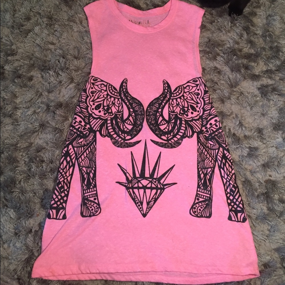 Size small pink tank top