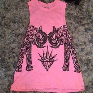 Size small pink tank top