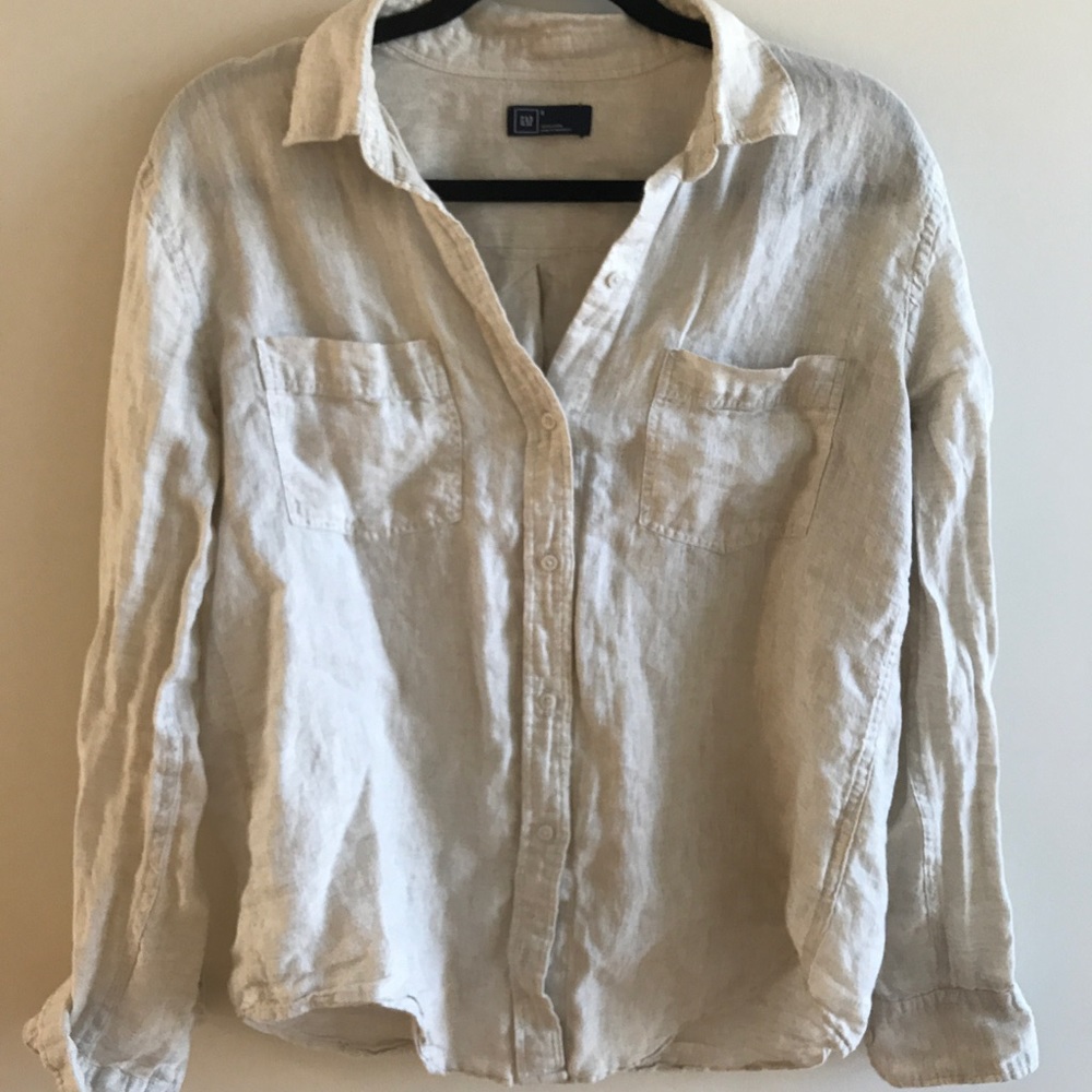 Linen button down shirt