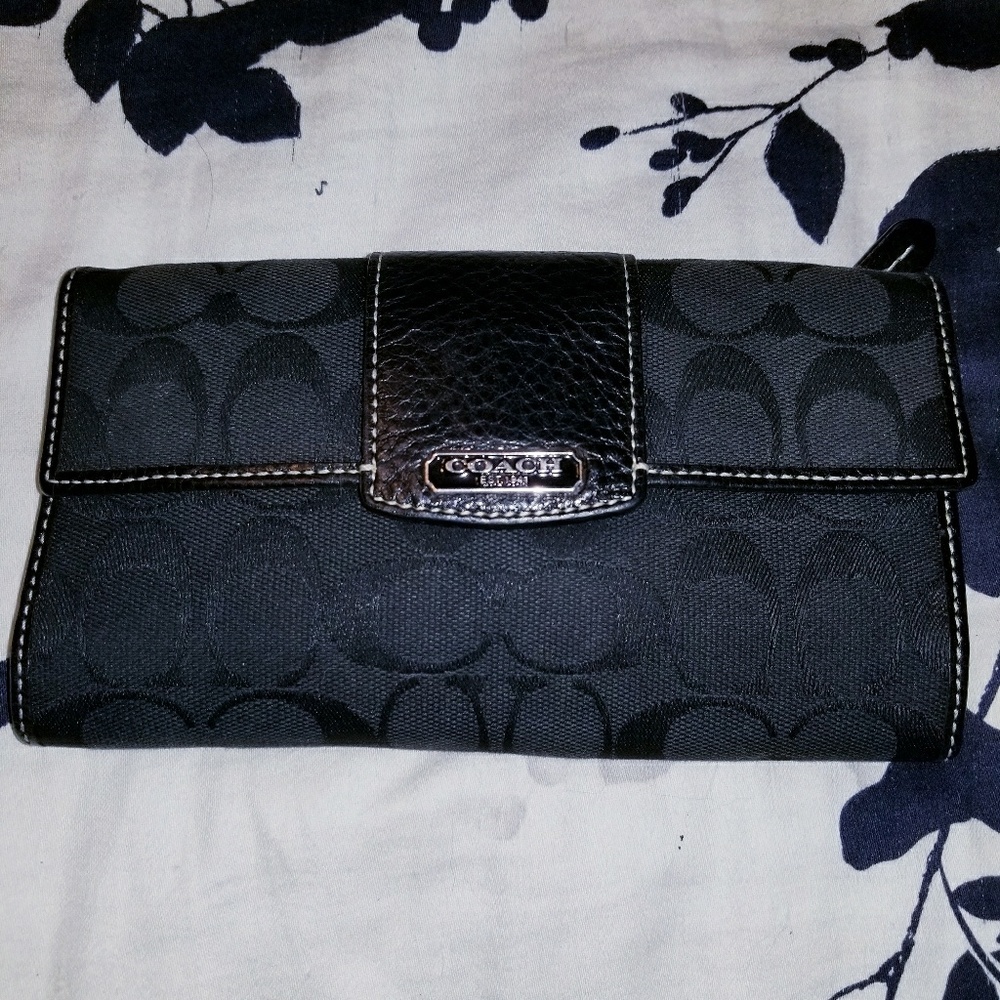 Black Coach wallet