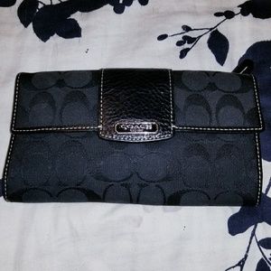 Black Coach wallet
