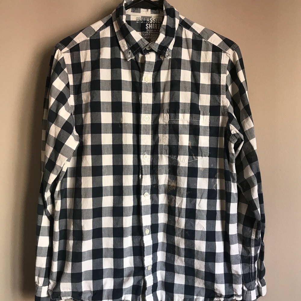 Old navy large gingham shirt