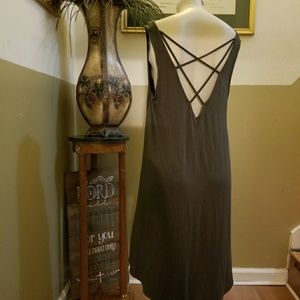 Army Green swing dress