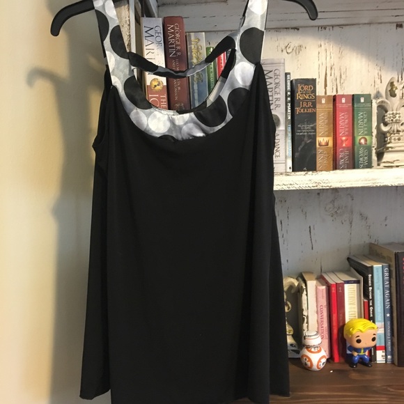 Soulmates Large Flowy Black Top - Picture 3 of 3