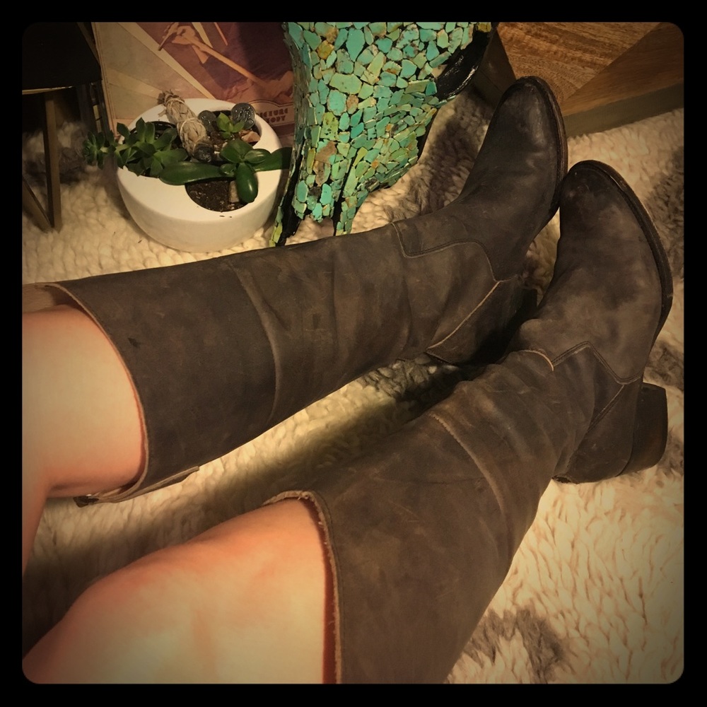 Freebird by Steve Madden leather boots