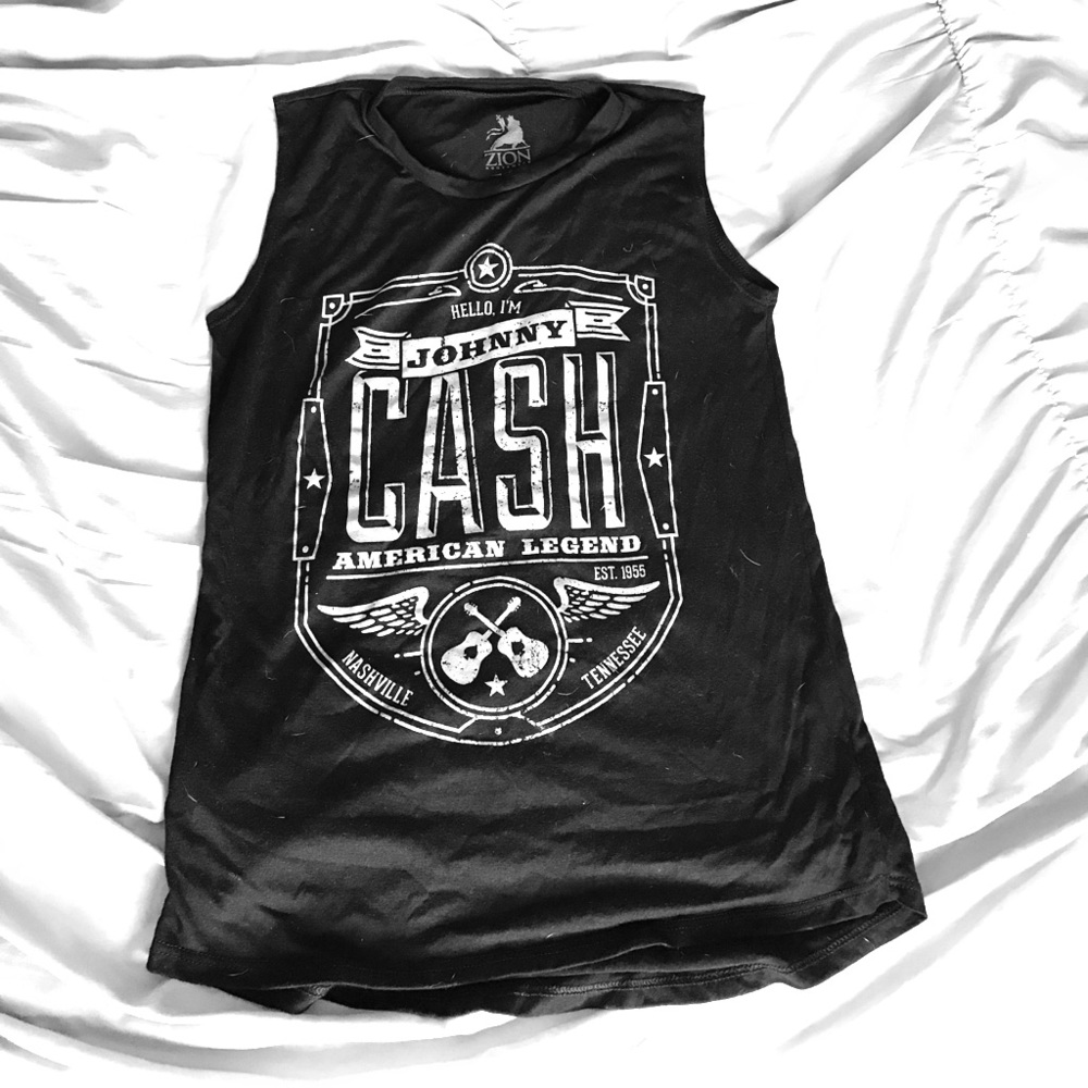 Johnny Cash Muscle Tee