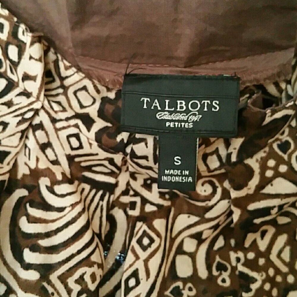Talbot petites patterned blouse - Picture 3 of 4