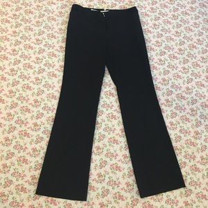 Black flair work pants