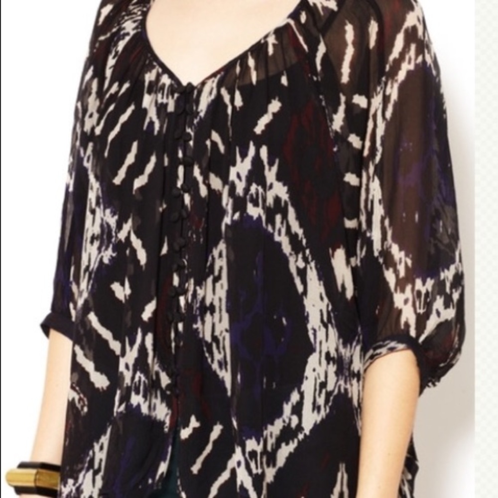 Winter Kate silk blouse - Picture 2 of 5