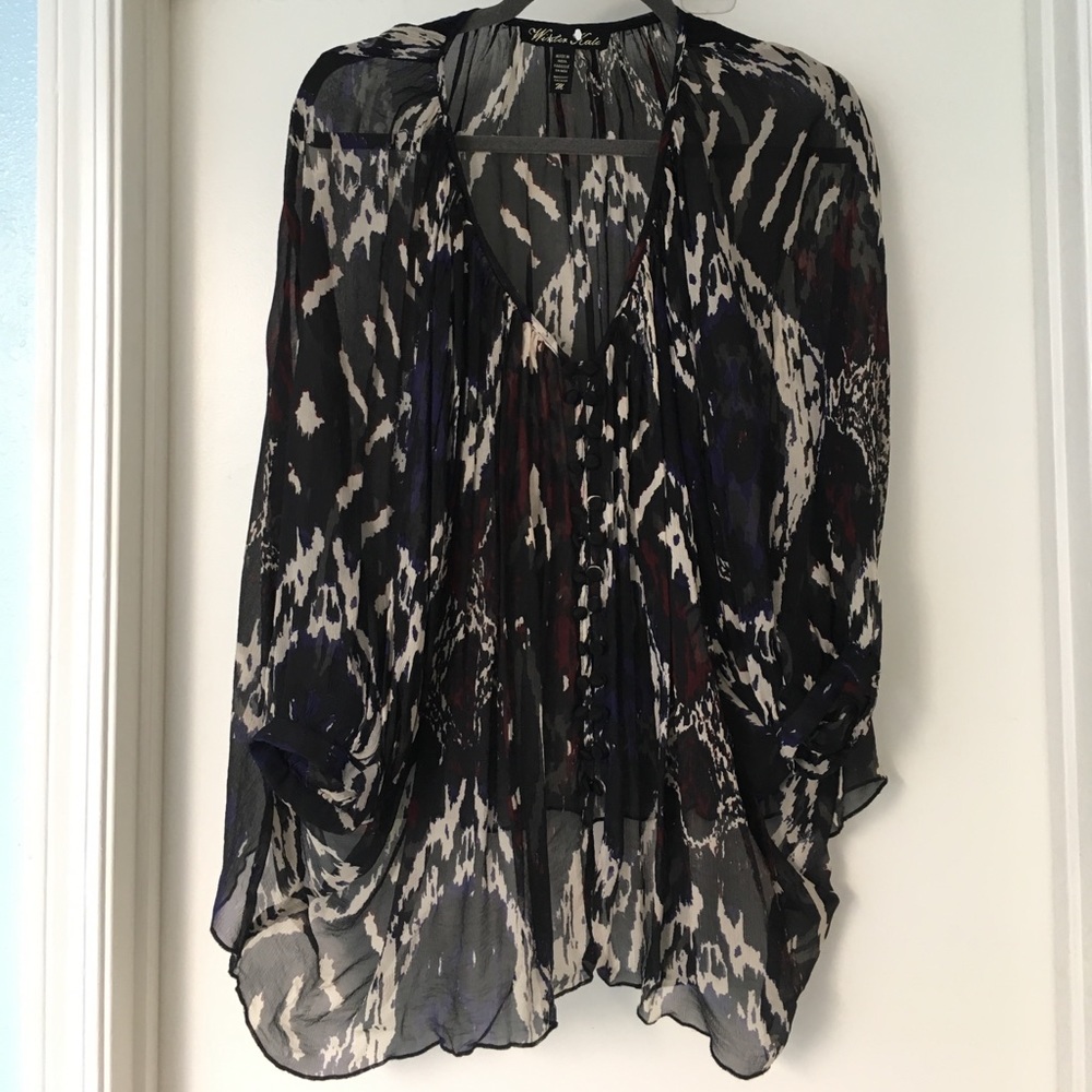 Winter Kate silk blouse - Picture 3 of 5