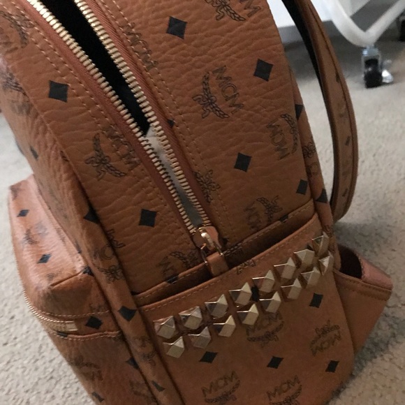 BRAND NEW MCM Small Studded Stark Backpack main image 5
