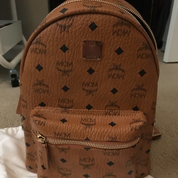 BRAND NEW MCM Small Studded Stark Backpack