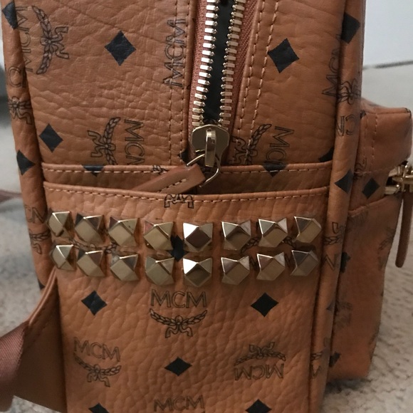 BRAND NEW MCM Small Studded Stark Backpack main image 6