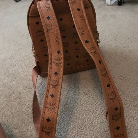 BRAND NEW MCM Small Studded Stark Backpack main image 4