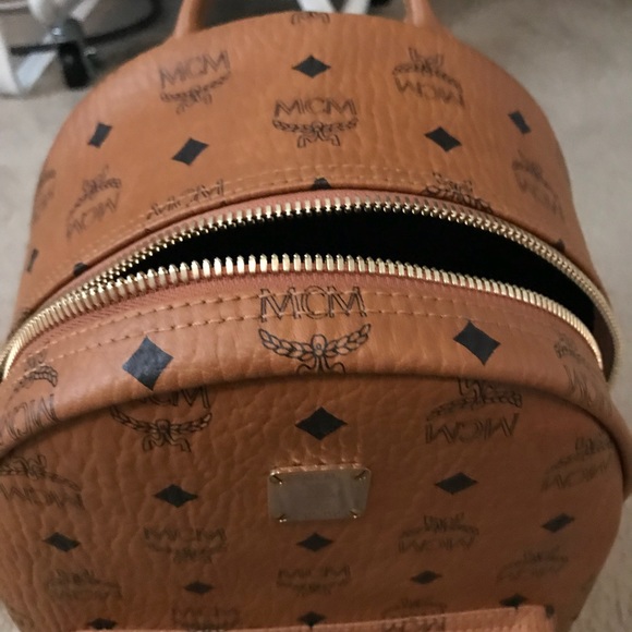 BRAND NEW MCM Small Studded Stark Backpack