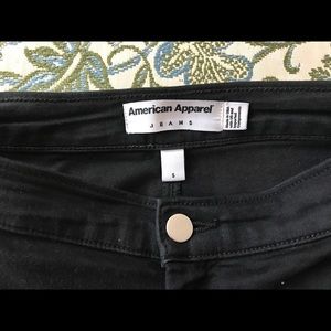 American Apparel Black Easy Jeans