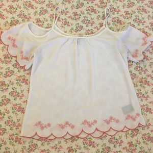 Cold shoulder top