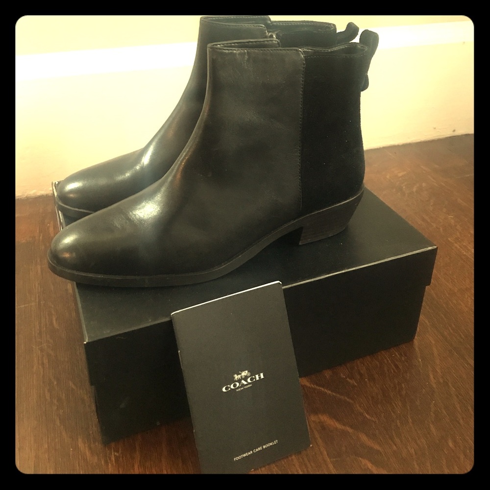 COACH Carmen Ankle Boots- Size 7-1/2