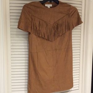 Tassel suede dress