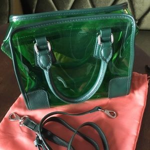 Emerald Transparent Mini Purse