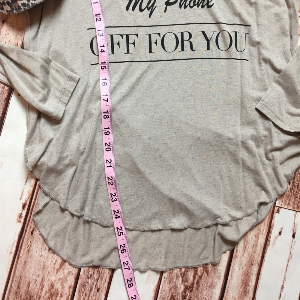 S-L I turned my phone off for you long sleeve - Picture 4 of 5