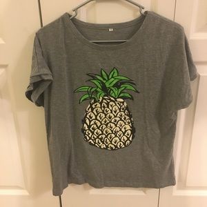 Gray Pineapple Tshirt