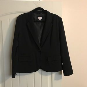 Merona women's blazer black size 14