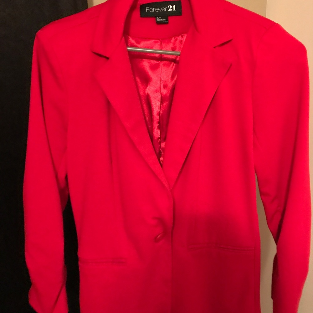 Red blazer