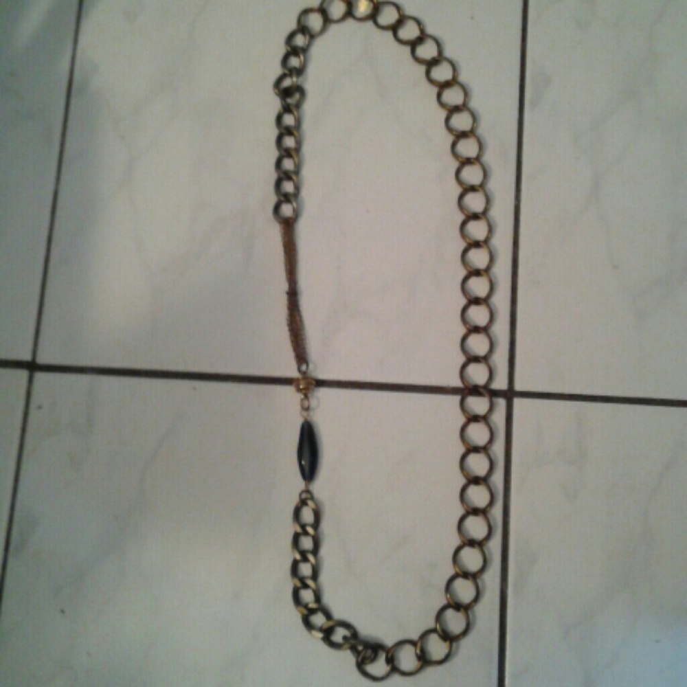 SALE! Gabrielle Frantzan necklace blue stone
