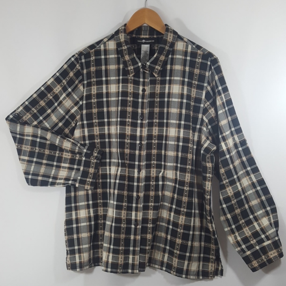 MENS Sag Harbor Shirt extra large, long sleeve