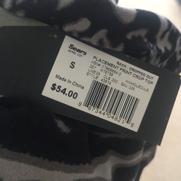 Printed crop top - Picture 3 of 4