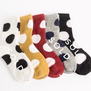 🌿-HOST PICK-🌿 BOGO. Ladies Polka Dot Socks