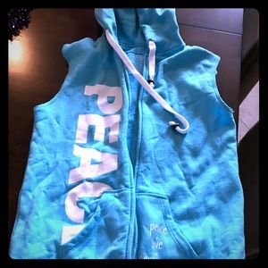 Peace Love World vest