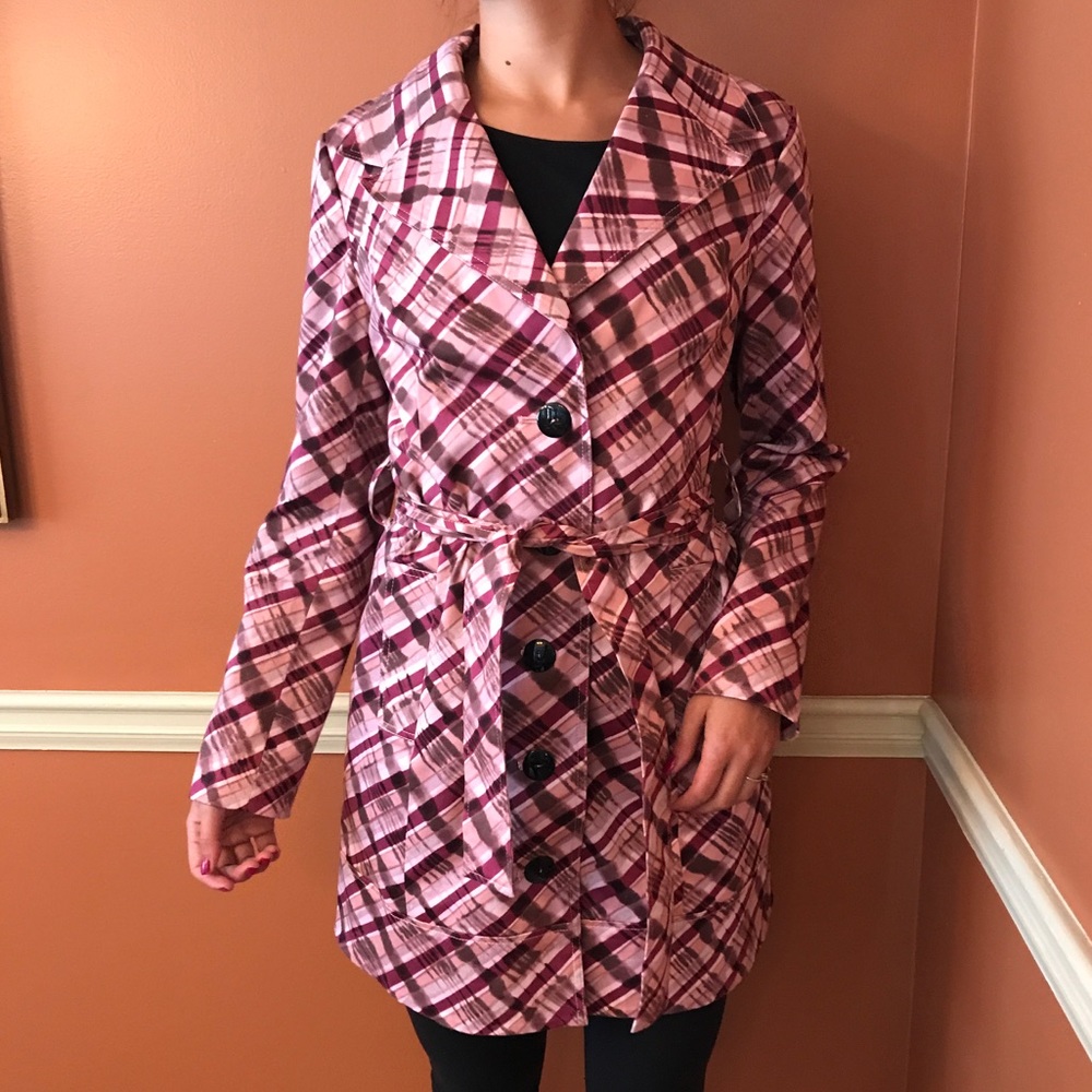 Purple peacoat