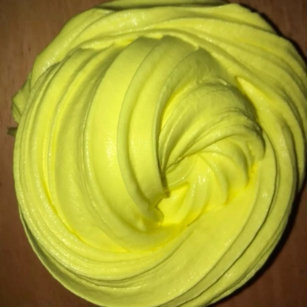 Lemon scented butter slime. #ReeseCupCoSlime.