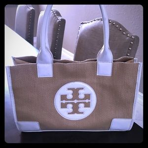 Tory Burch straw Ella Tote