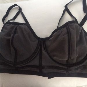 NWT Strappy Mesh Bralette