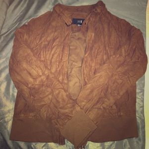 Soft, light brown, jacket