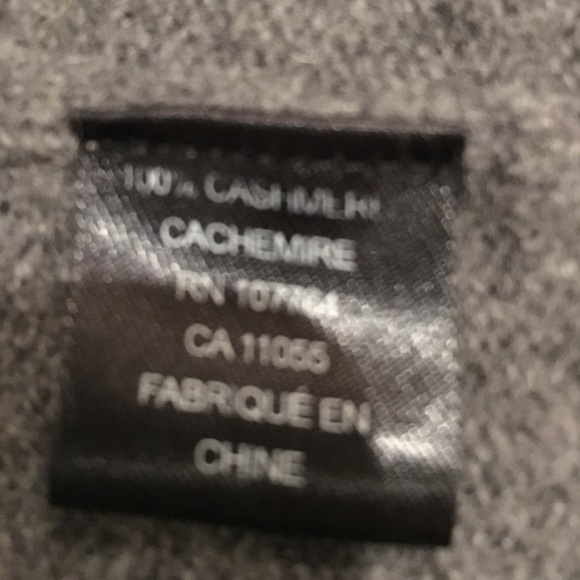 Charcoal gray Cashmere cardigan - Picture 3 of 3