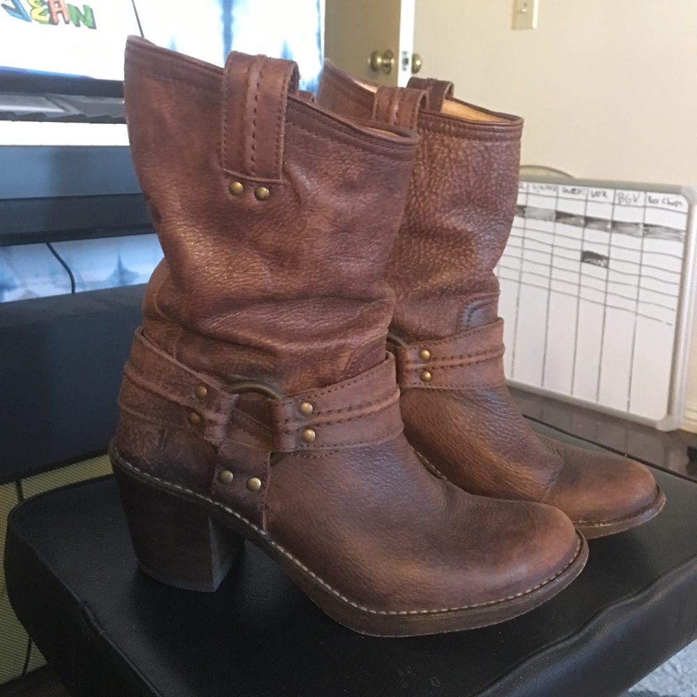 Frye Brown Western Boot Women’s Size 8.5