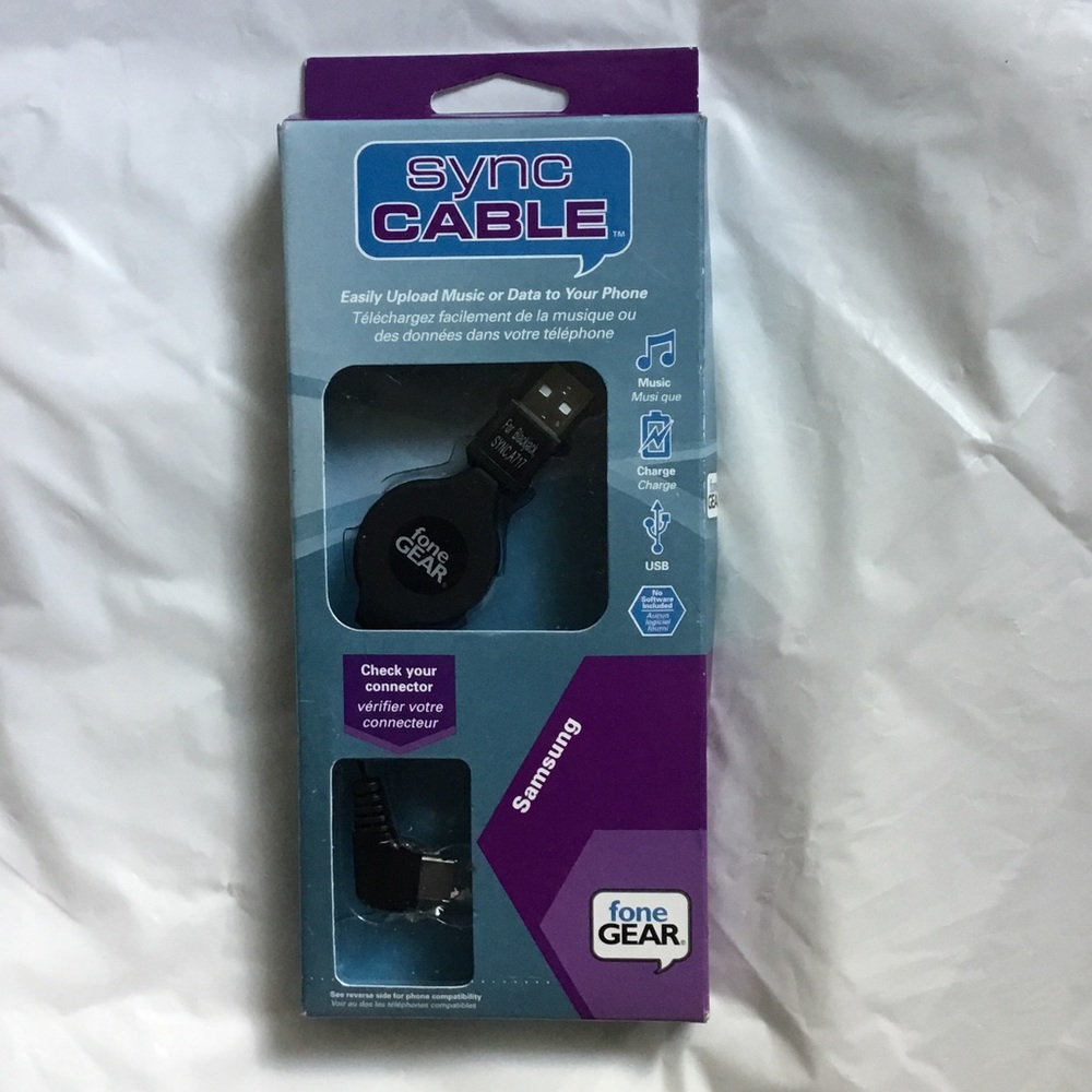 Samsung Sync Cable New