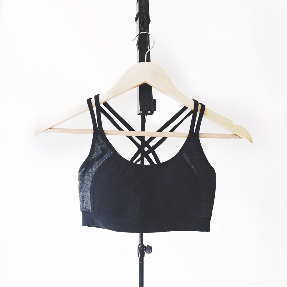 Crisscross Padded Sports Bra
