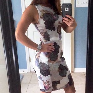 Floral Professional Bodycon Dress