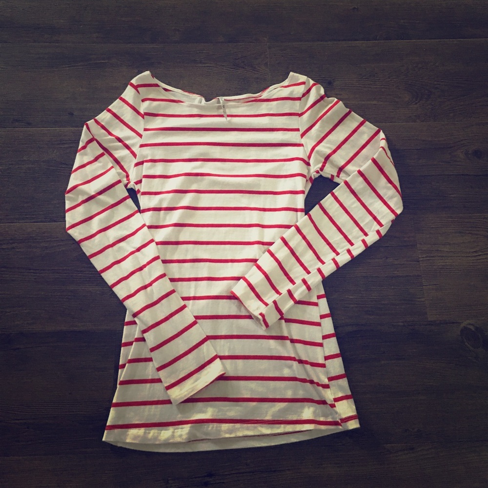 Stripped tunic shirt