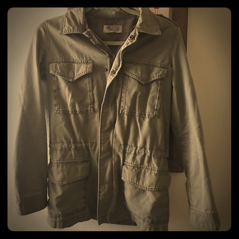 Green Ecote Army Jacket from Urban Outfitters