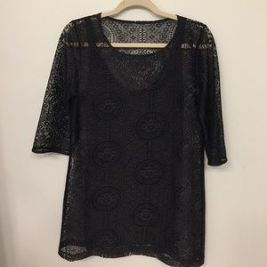 Black Lace Tunic