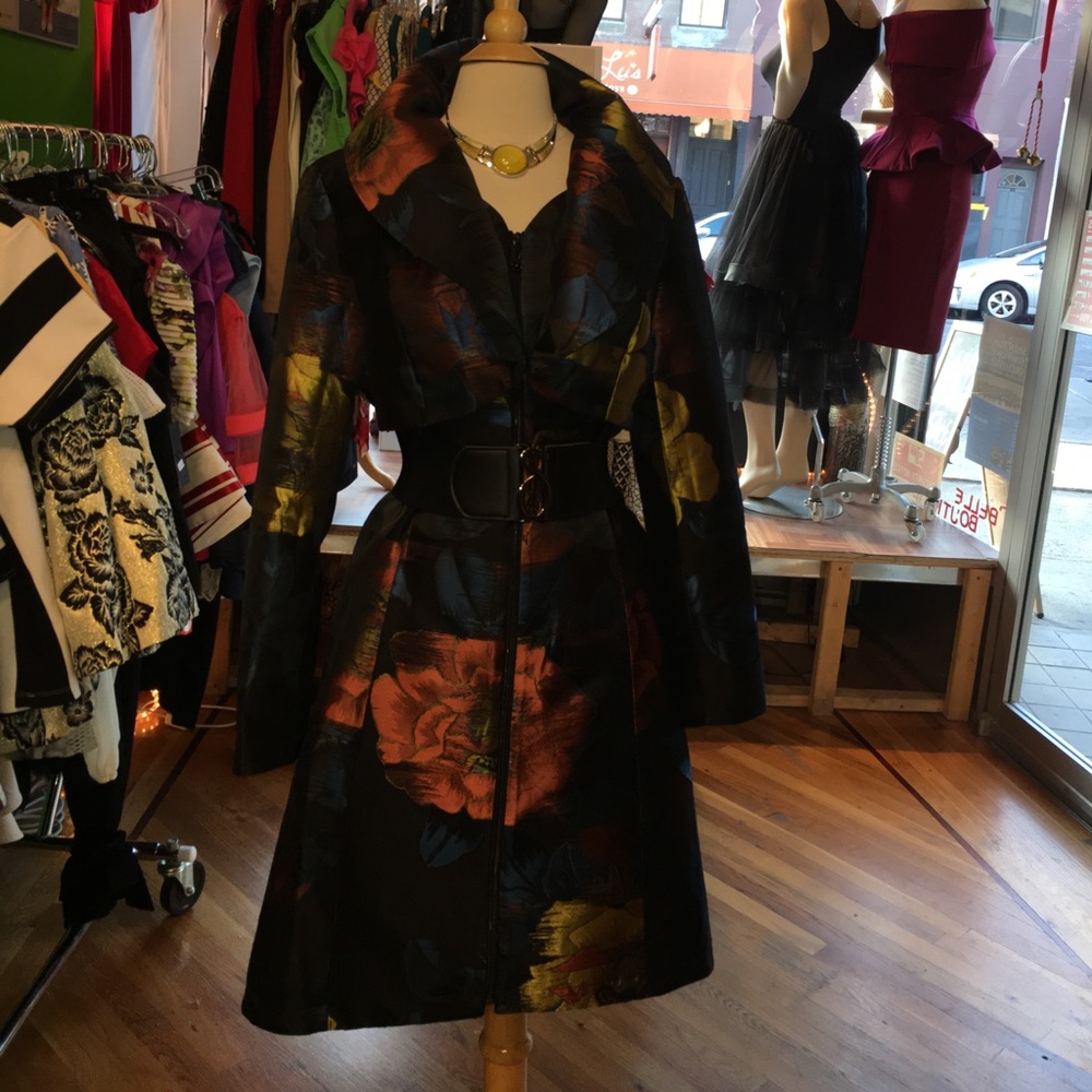 Samuel Dong Jacket dress with belt